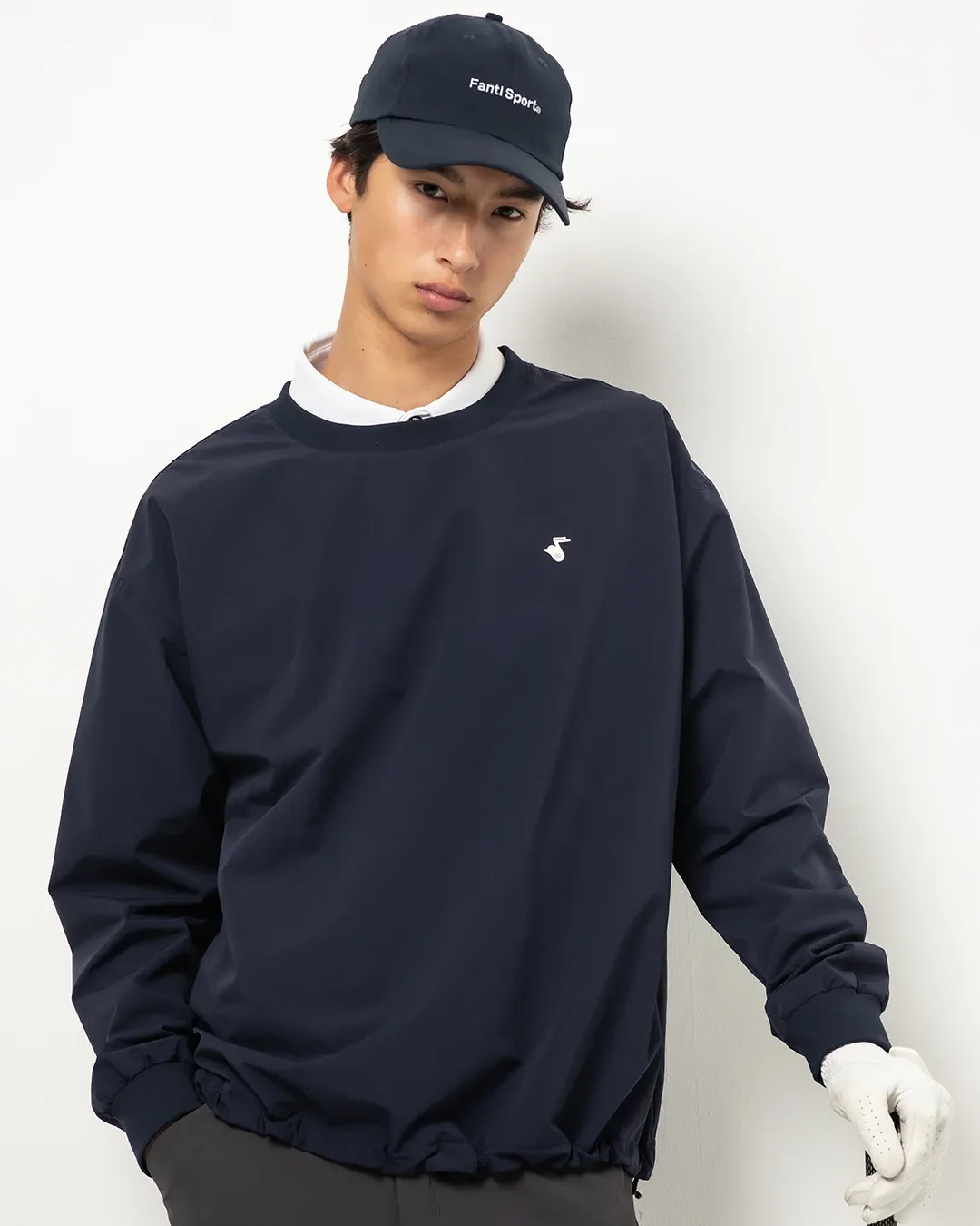 A Fantl Sport polo worn on course.