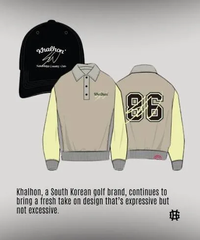 Khalhon golf apparel worn on course.