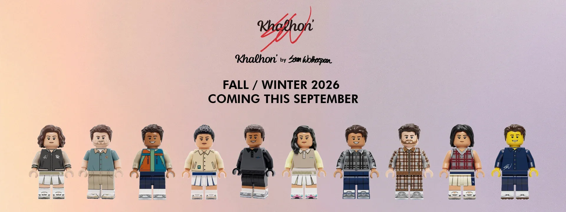 Khalhon Fall Winter 2026 campaign imagery from the Sean Wotherspoon capsule.