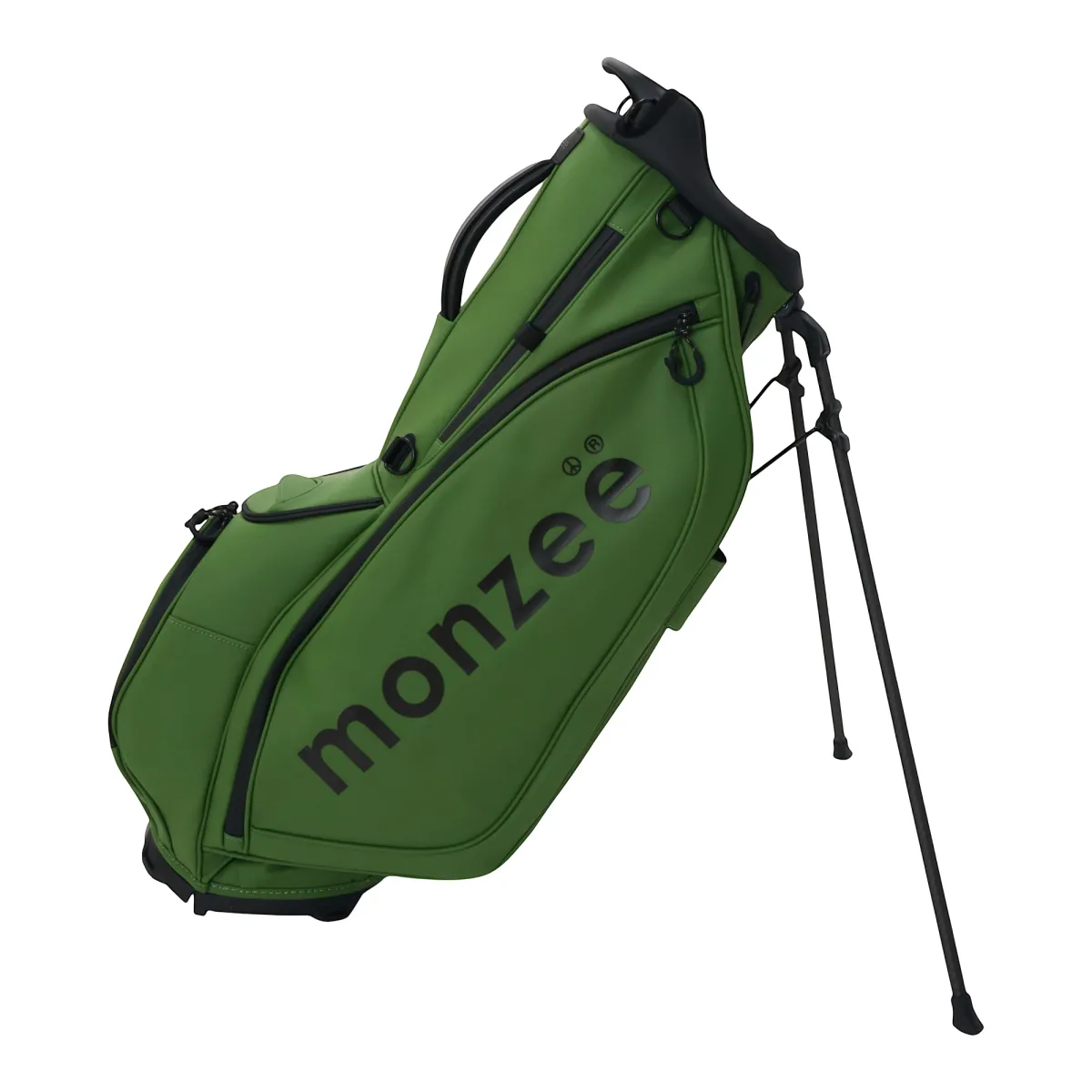 A Monzee golf bag.