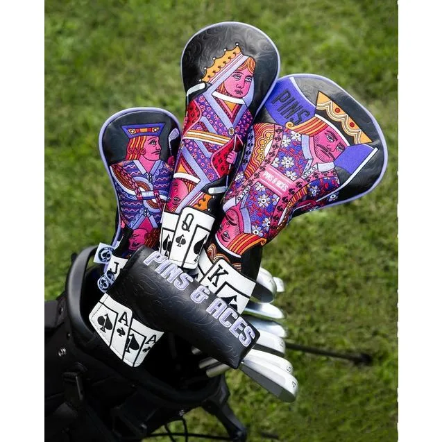 Pins & Aces Ace of Spades blade putter headcover