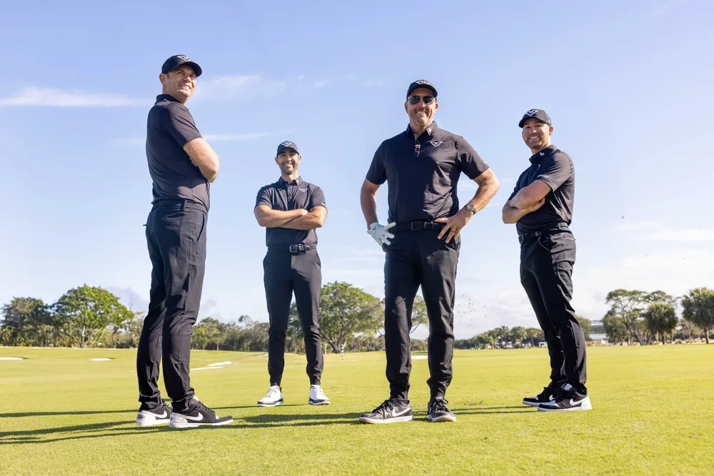 Phil Mickelson's HyFlyers GC team in Primo apparel at LIV Golf