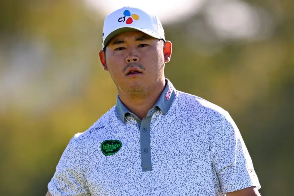 PGA Tour winner Si Woo Kim wearing Primo Golf apparel