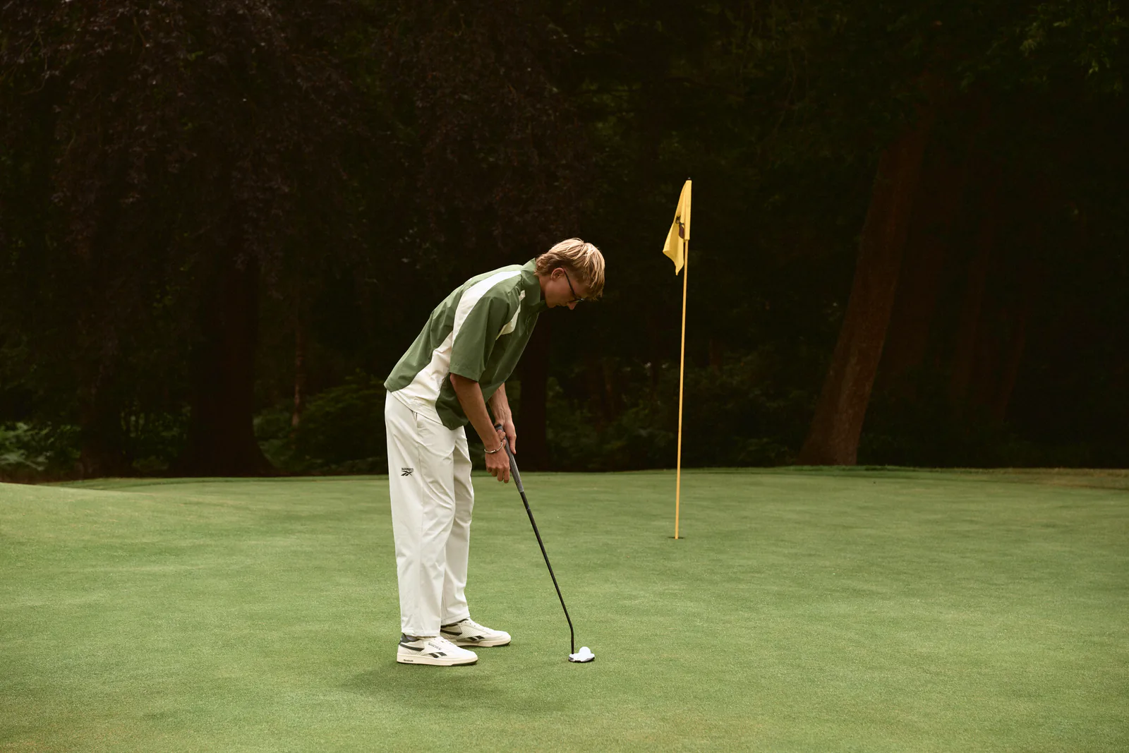 Closing campaign image from Reebok x MANORS The United Kingdom of Golf.