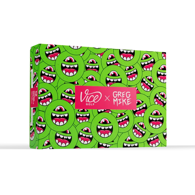 Vice Greg Mike collaboration golf balls