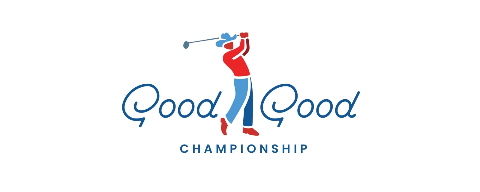 The Good Good Championship logo, a golfer in a cowboy hat mid-swing between the words Good Good